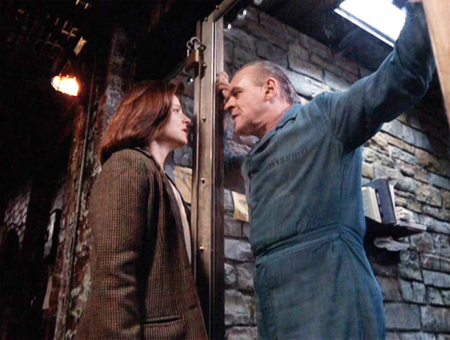Scene from the film 'Silence of the Lambs'.