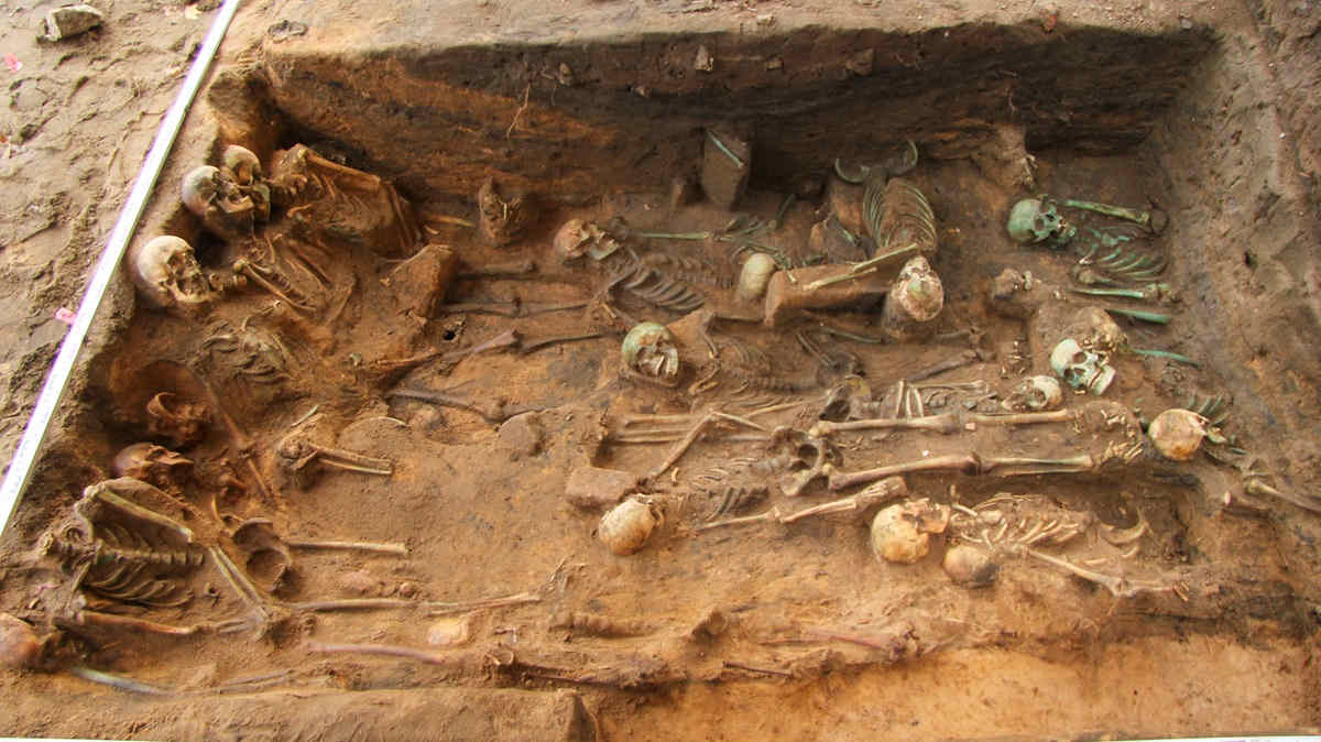 mass grave in germany