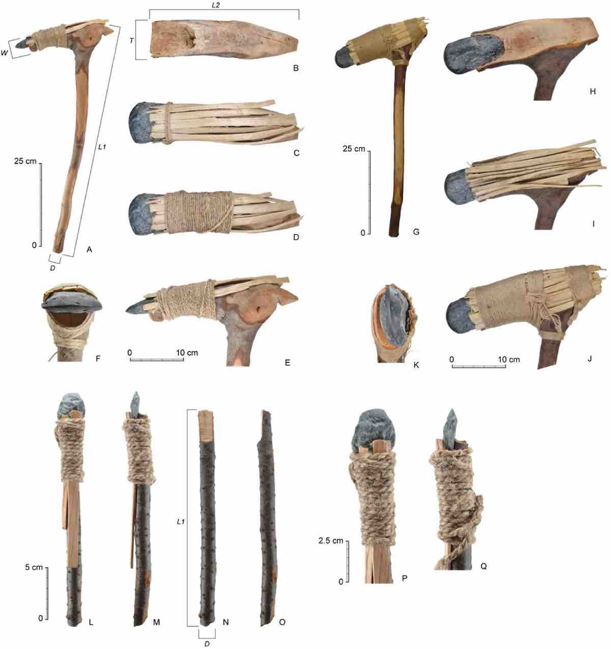 stone tool handles
