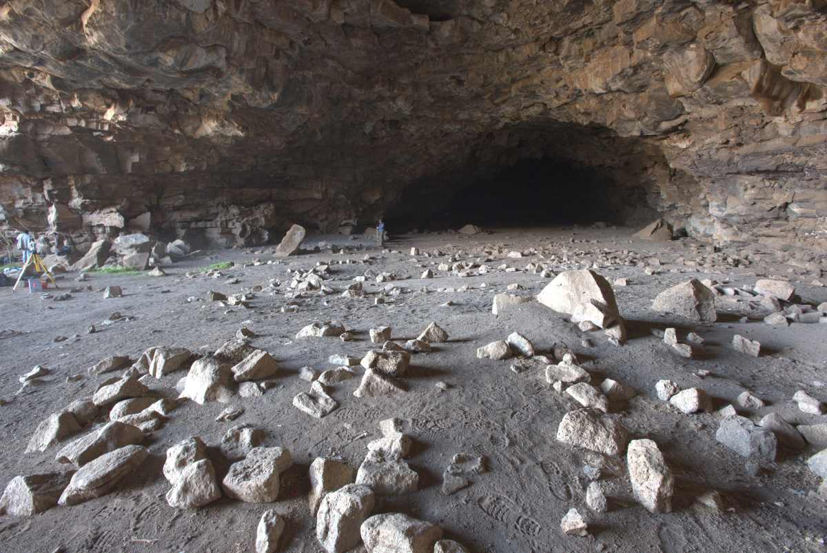 a cave entrance