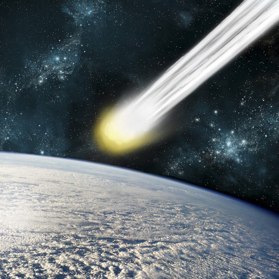 Signs of comet collision found in 55-million-year-old rocks