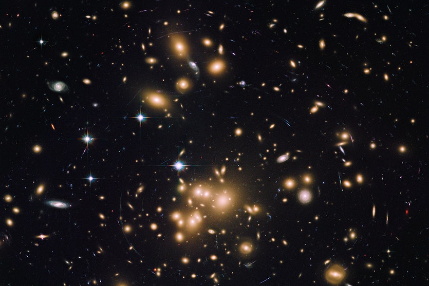 Galaxy cluster Abell 1689.