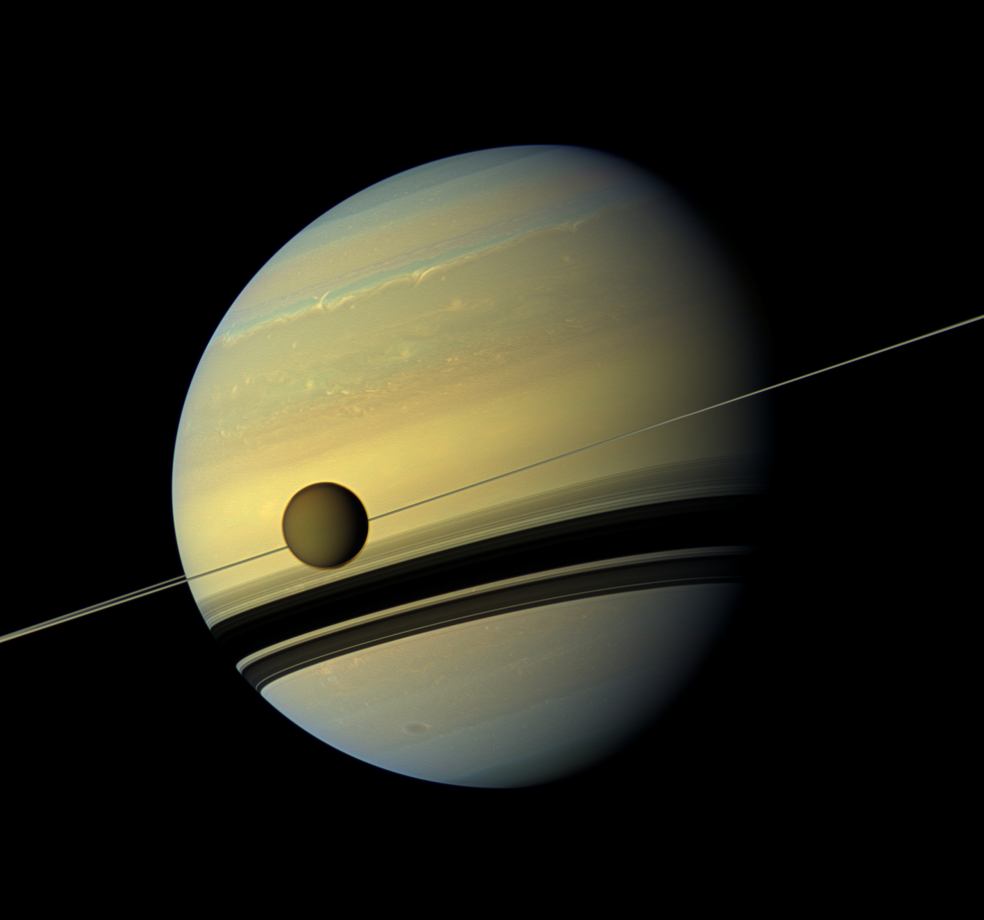 Saturn’s largest moon