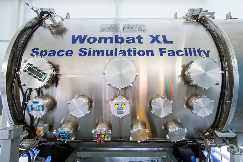 The wombat xl space simulation facility at australian national university in canberra.