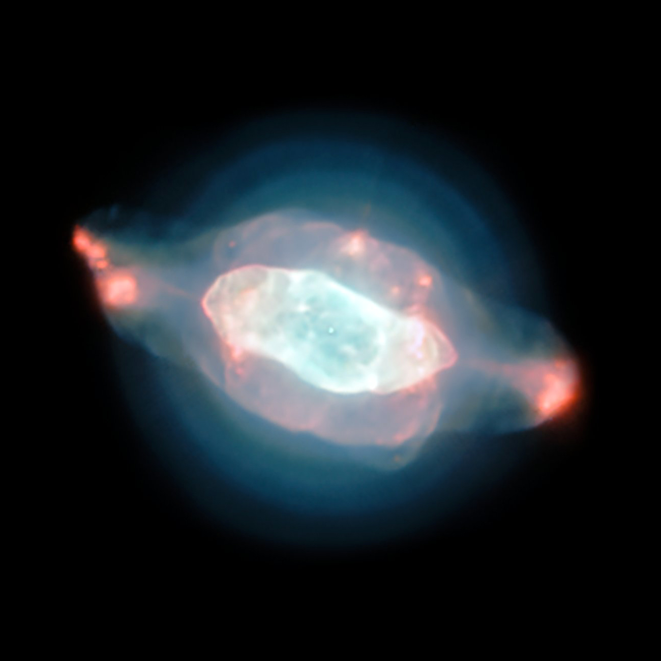 The spectacular planetary nebula NGC 7009.