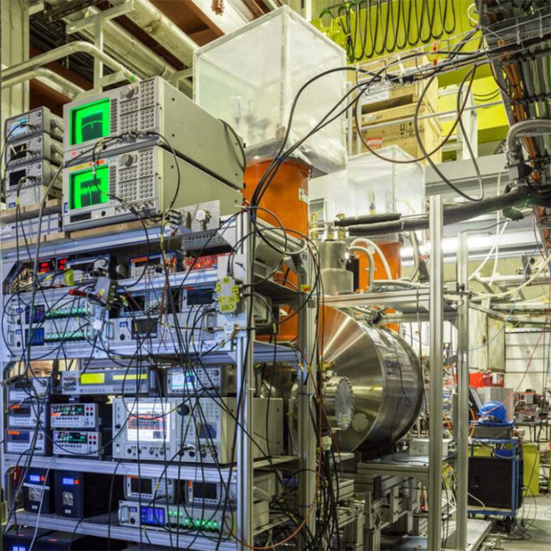 The BASE experiment at the CERN antiproton decelerator in Geneva.