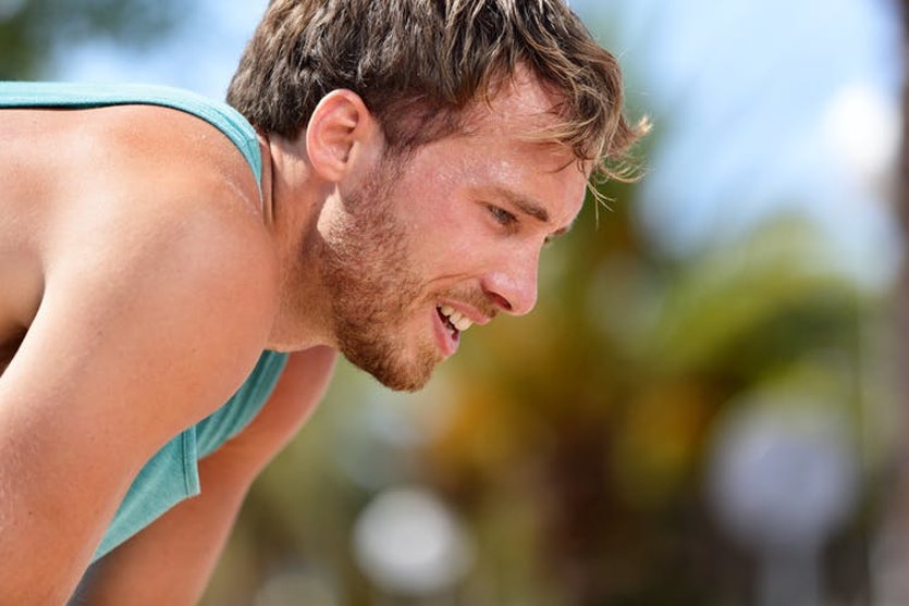 Heatstroke can be caused by exertion, such as with athletes putting their body through stress in extreme temperatures.