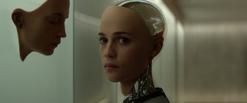 The face of indifference: eva from ex machina.