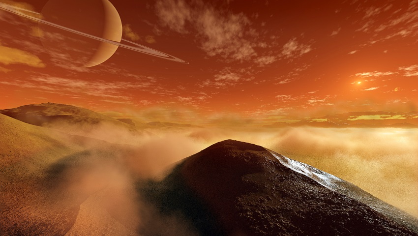 The dark grains of sand on Titan are unlike those on Earth.