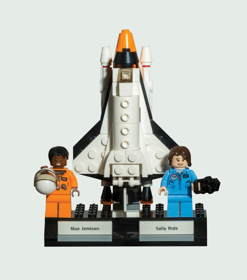 Sally ride was the first american woman in space and mae jemison was the first african-american woman in space.