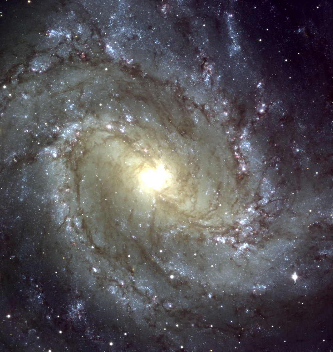 Messier 83 spiral galaxy