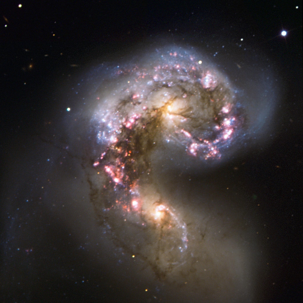 Colliding Antennae Galaxies