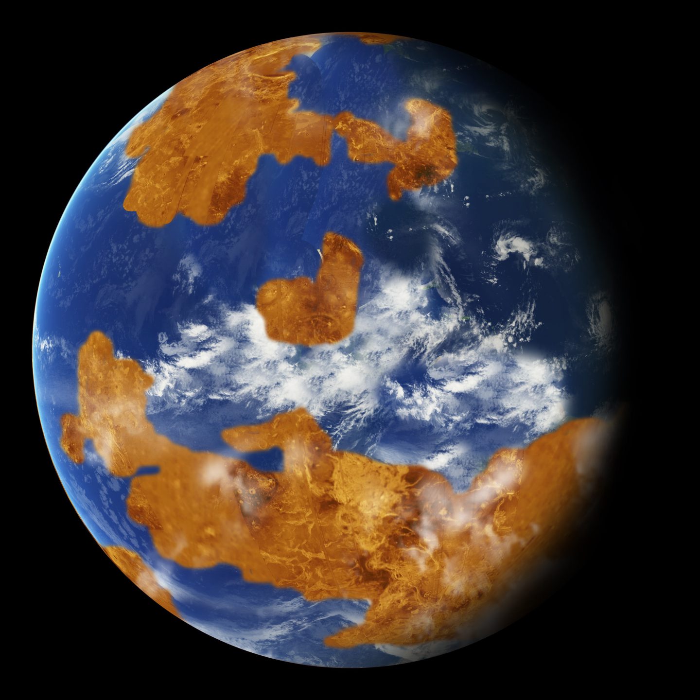 Venus may once have held watery oceans.