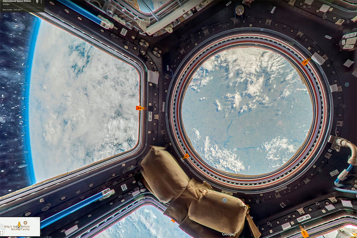 view from international space station