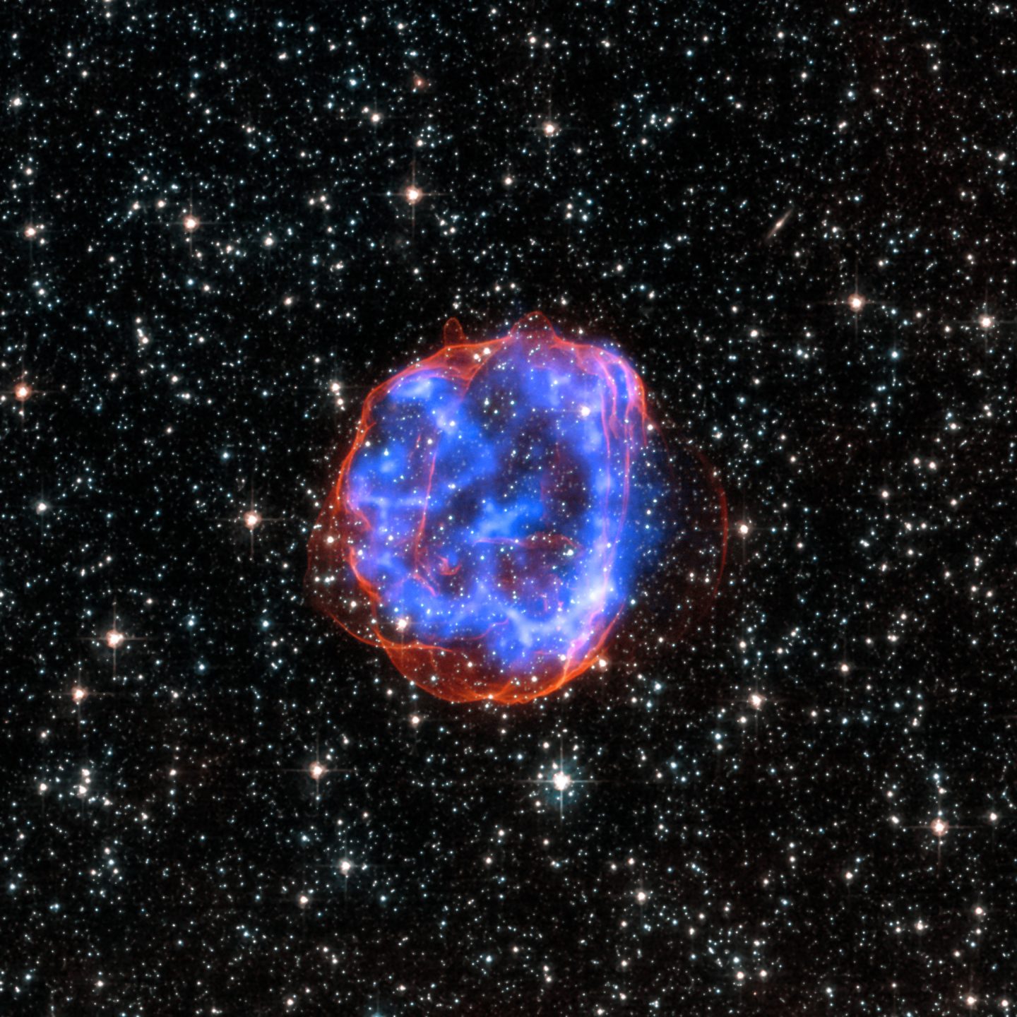 Supernova simulation shows source of cosmic rays and solar flares