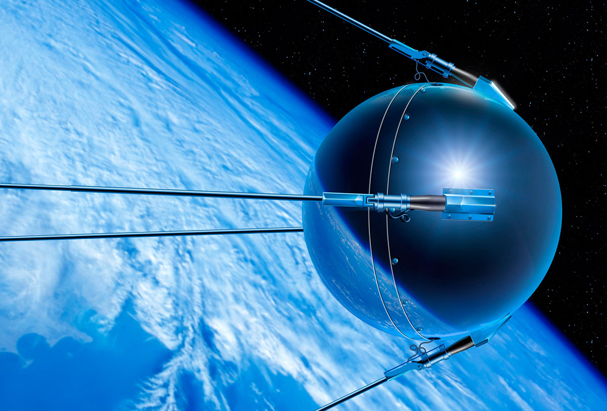 First Satellite In Space Sputnik