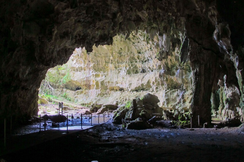 Callou cave site where the fossils were found.