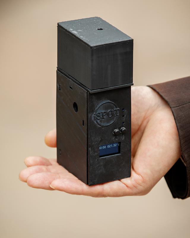 The hand-held device that can accurately test salive for sars-cov-2.