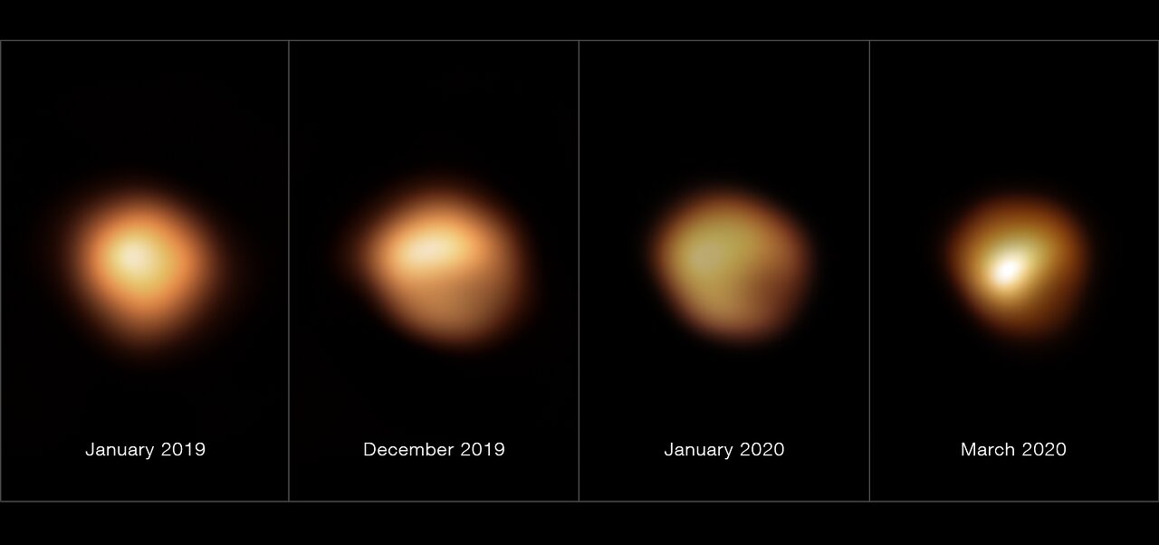 Betelgeuses surface before and during its 20192020 great dimming