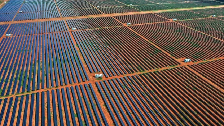 Fields of solar power