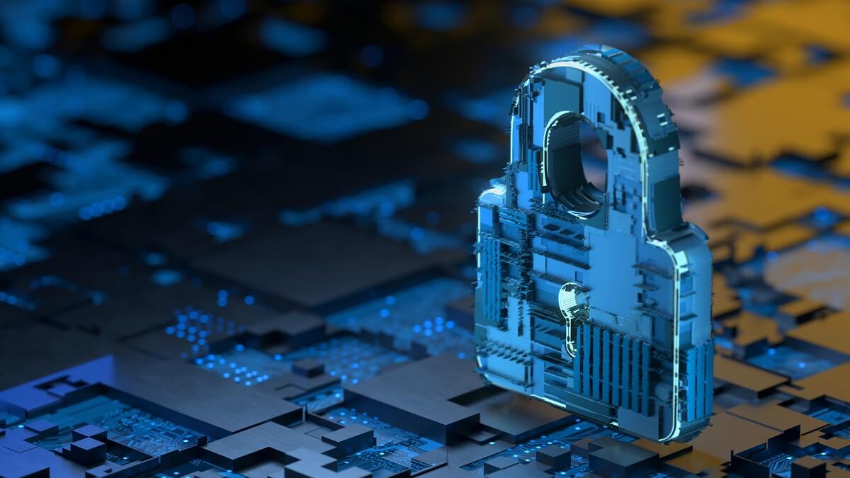 Cybersecurity Digital Technology Security - stock photo