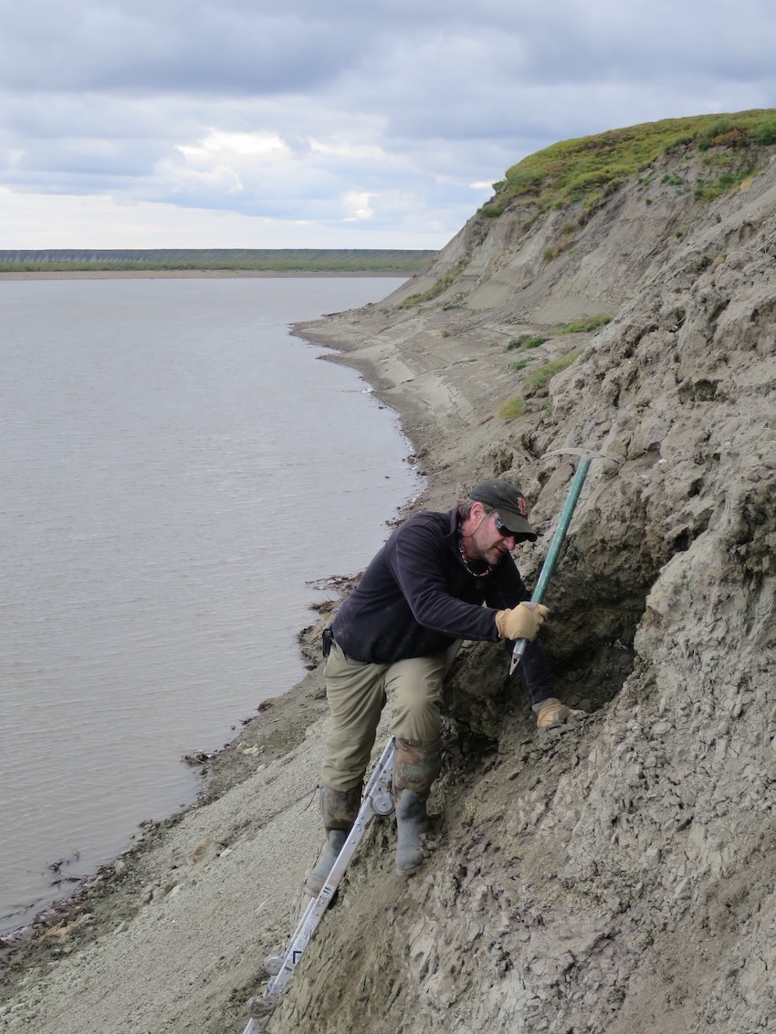 Greg erickson excavating along the colville river northern alaska credit p druckenmiller