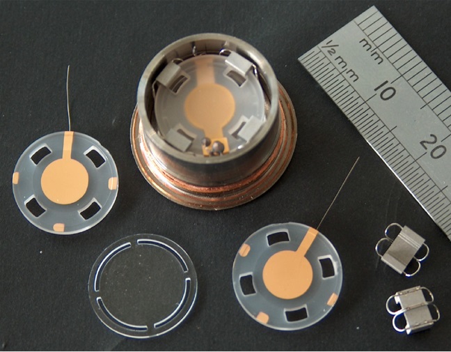 Small round electronic components