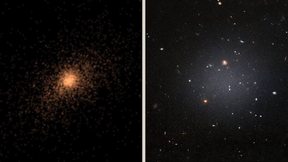 two images of ultra diffuse galaxies