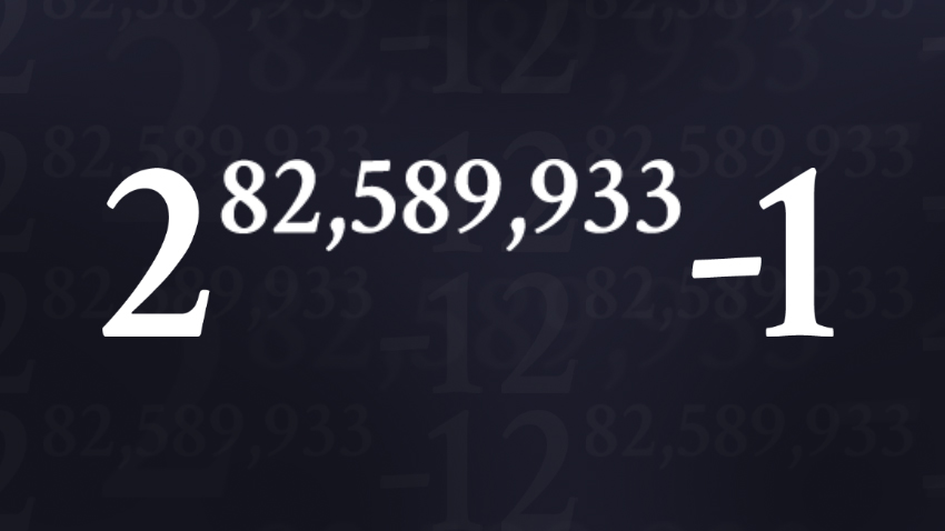 Number: 2 to the power of 82,589,933 - 1