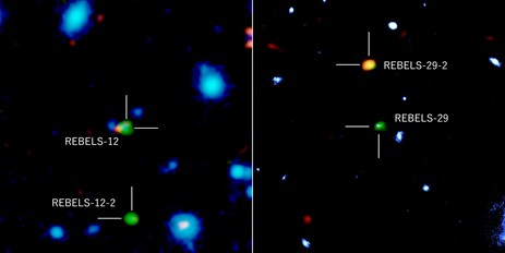 Distant galaxies imaged with alma credit alma eso noaj nrao nasa esa hubble space telescope fudamoto et al