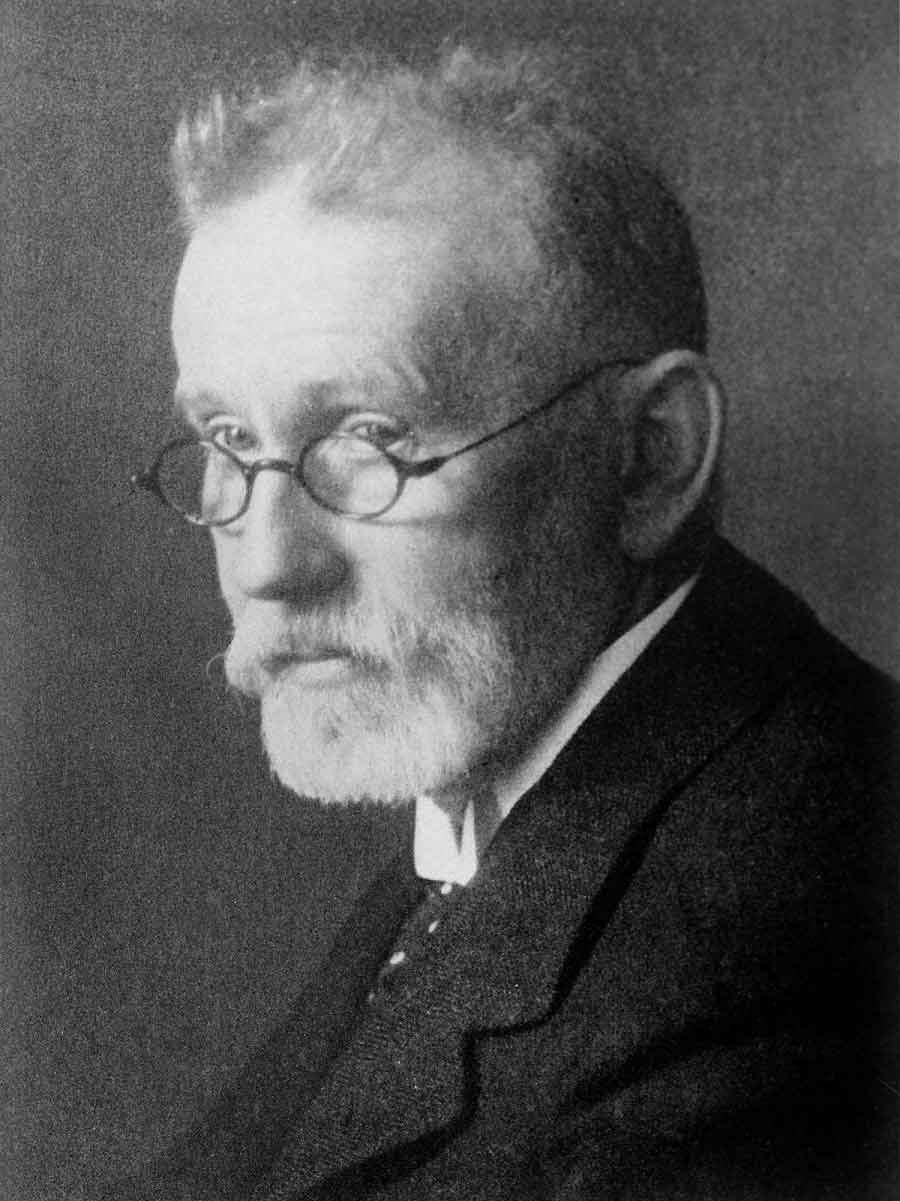 Black and white photograph of paul ehrlich