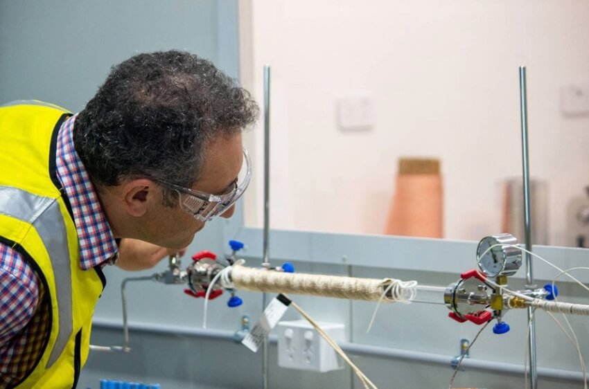 Photo of ahmed el safty in the lab
