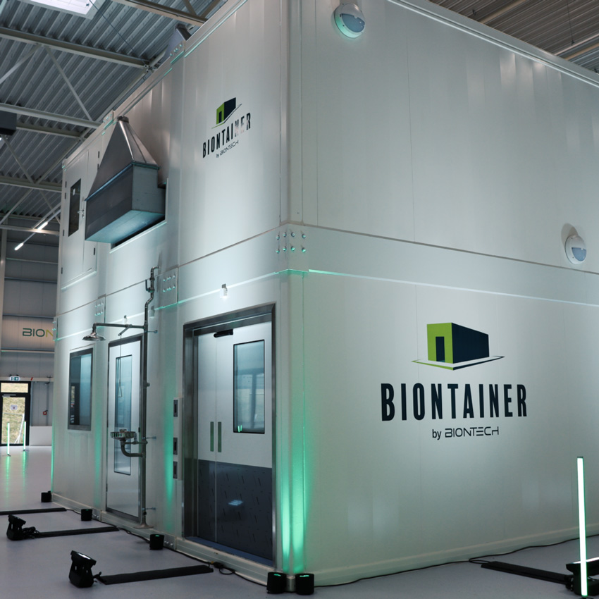 Biontech container
