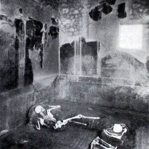 The two individuals found in the casa del fabbro or house of the craftsman room 9 in pompeii. Credit notizie degli scavi di antichita 1934 p. 286 fig. 10. 1