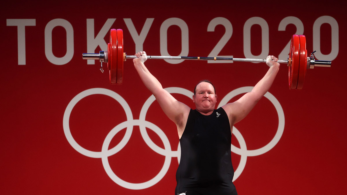Transgender woman Laurel Hubbard competes at the Tokyo 2020 Olympics