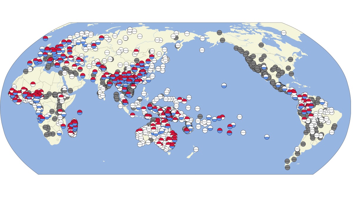 linguistics-data-world-map
