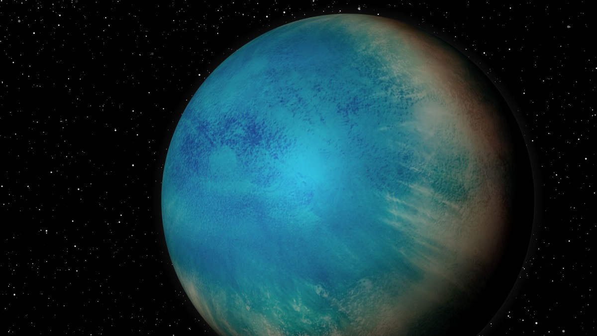 An exoplanet 100 light years from Earth could be an aquatic world