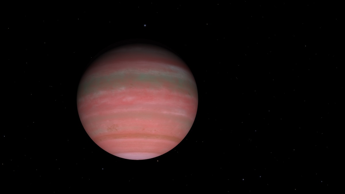 giant pink planet