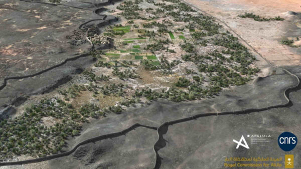 Digital reconstruction of the rampart network from the northern section of the Khaybar walled oasis 4,000 years ago