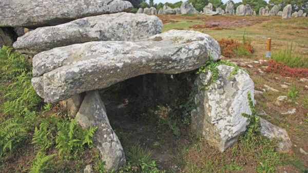 megalithic tomb burial dolmen in france