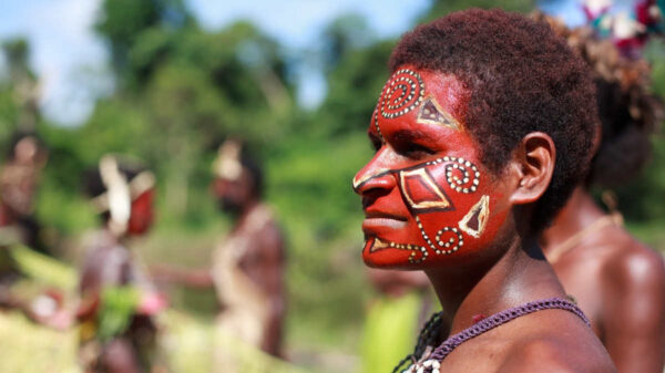 Ceremonial Dancing Papua New Guinea
