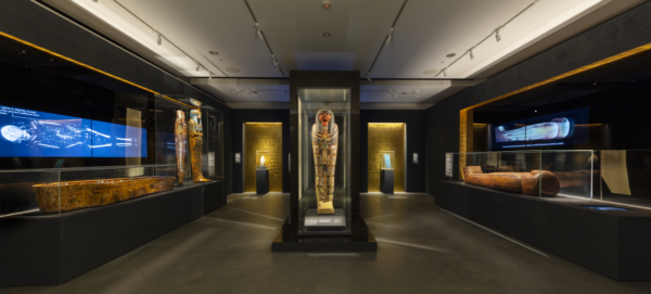 Egyptian mummy room