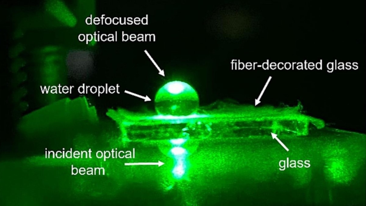 Simple method makes a low-cost, tuneable liquid lens